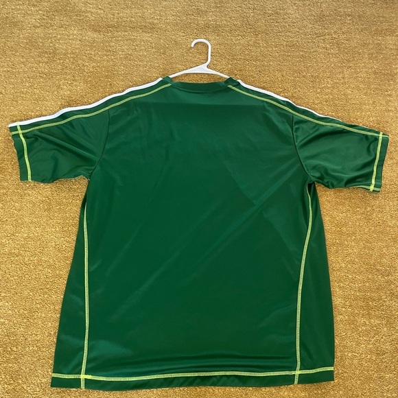 Adidas Portland Timbers Jersey Mens Size 2XL Short Sleeve Green MLS Soccer Sport - Picture 4 of 4